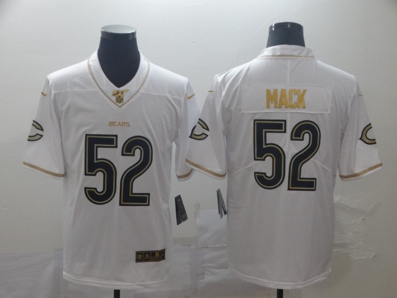 Men's Chicago Bears Khalil Mack #52 White Jersey